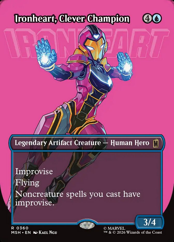 Ironheart, Clever Champion Borderless Logo Foil