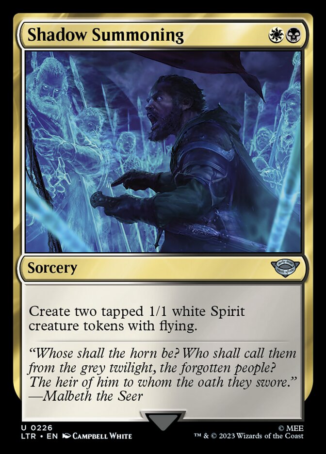 Shadow Summoning Foil