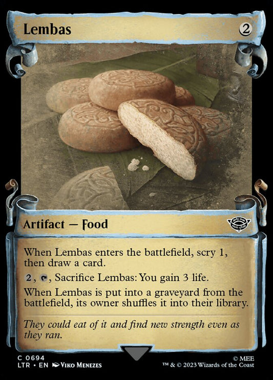 Lembas Showcase Silver Foil