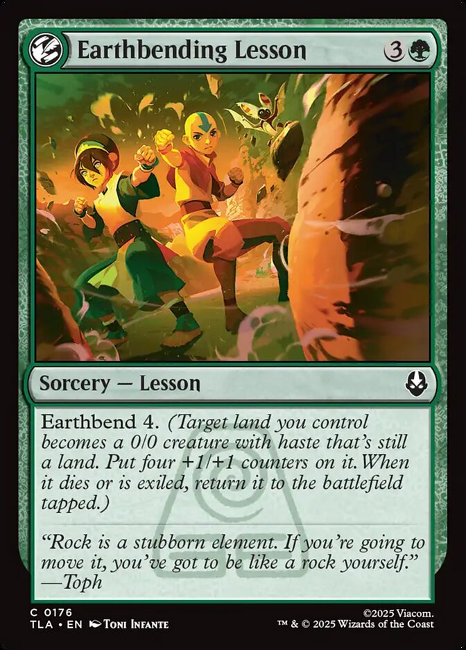 Earthbending Lesson Foil