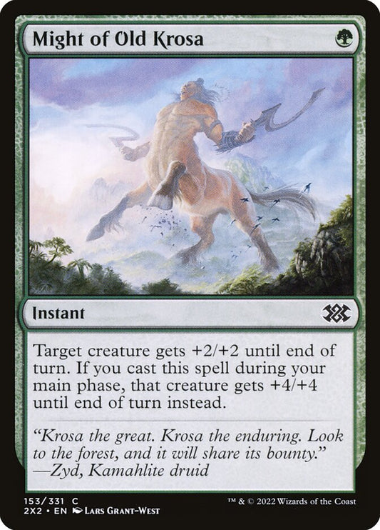 Might of Old Krosa Foil