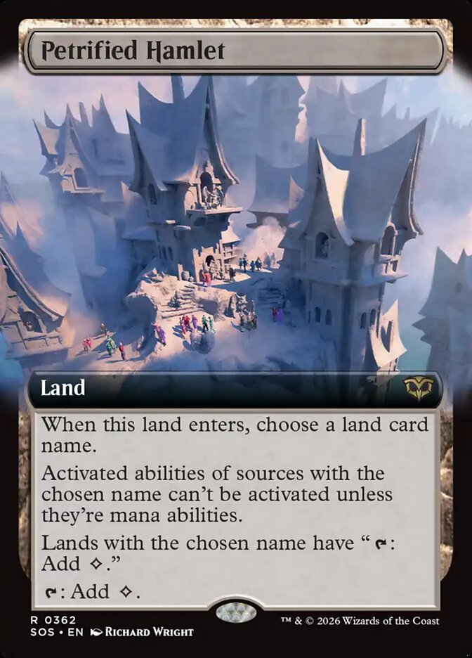 Petrified Hamlet Extended Art Foil