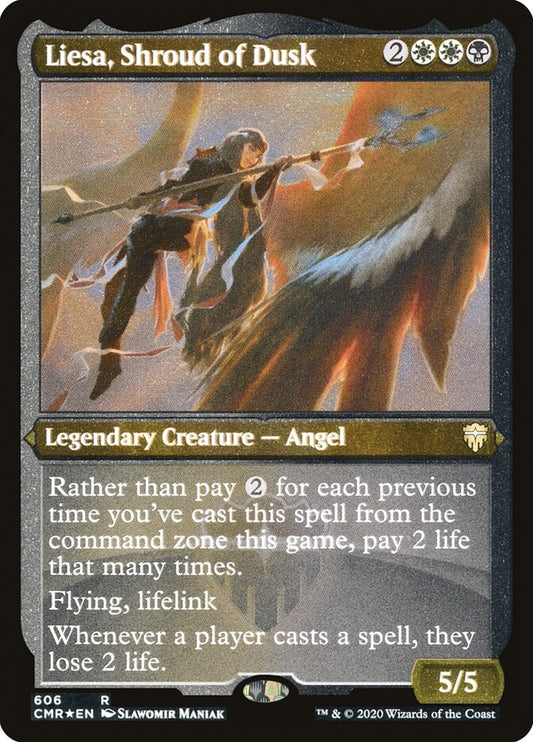 Liesa, Shroud of Dusk Etched Foil
