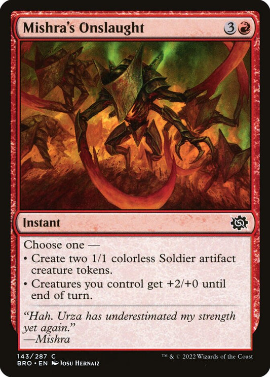Mishra's Onslaught Foil
