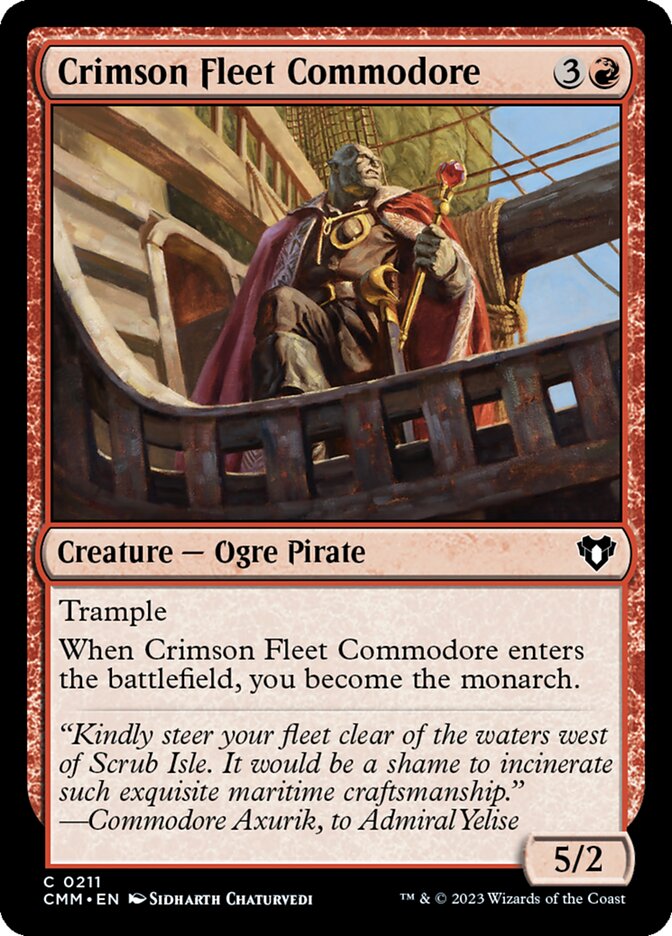 Crimson Fleet Commodore Foil