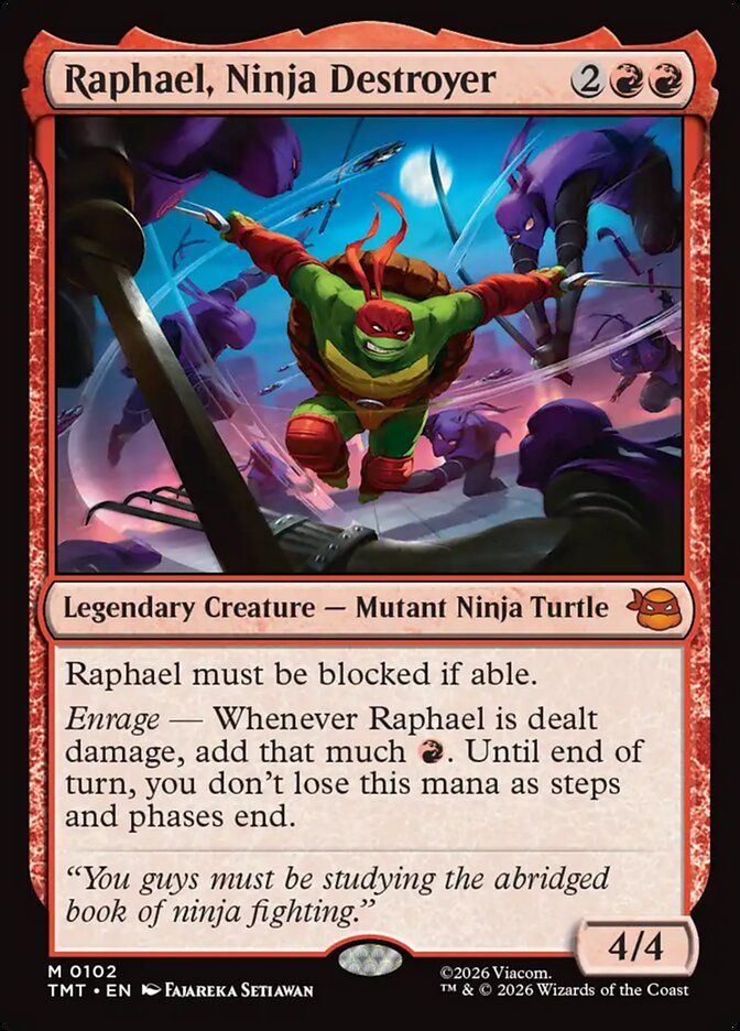 Raphael, Ninja Destroyer Foil