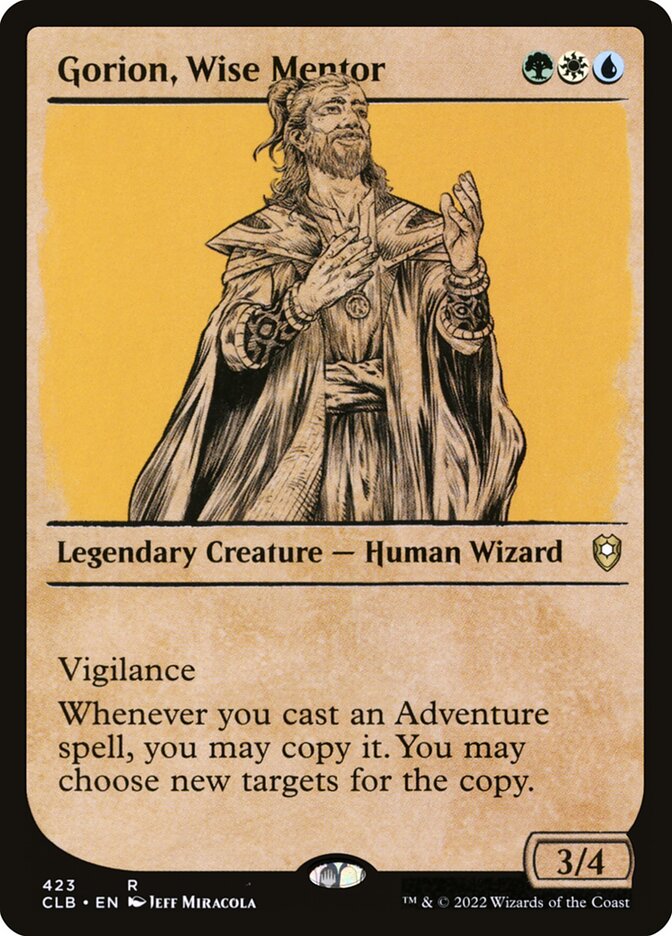 Gorion, Wise Mentor Showcase Foil