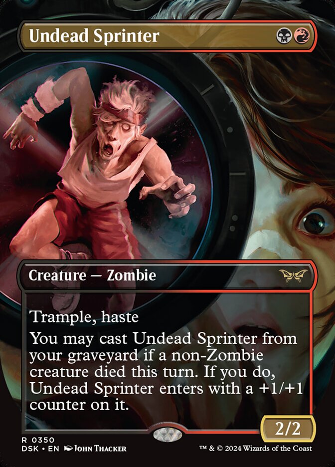 Undead Sprinter Borderless Foil