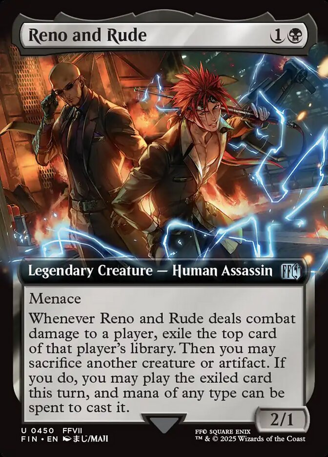 Reno and Rude Extended Art