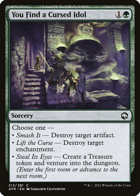 You Find a Cursed Idol Foil