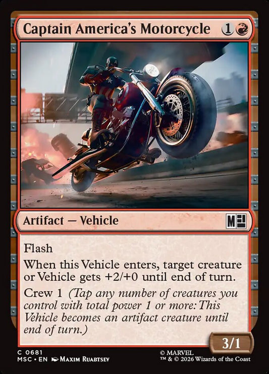 Captain America's Motorcycle Foil