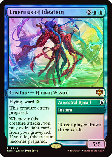 Emeritus of Ideation // Ancestral Recall Foil