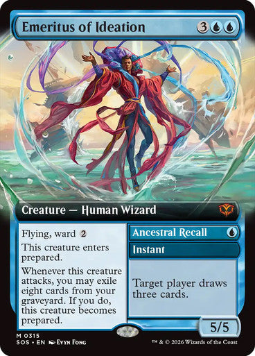 Emeritus of Ideation // Ancestral Recall Extended Art