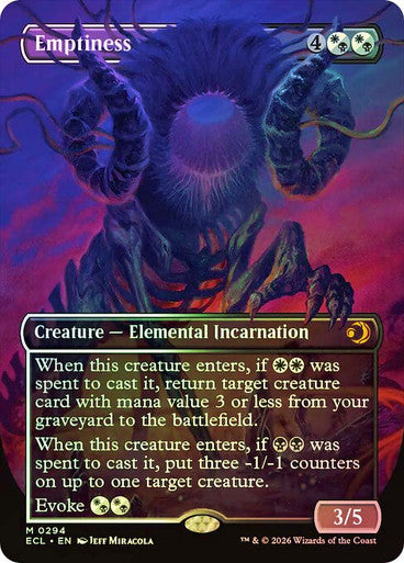 Emptiness Borderless Foil