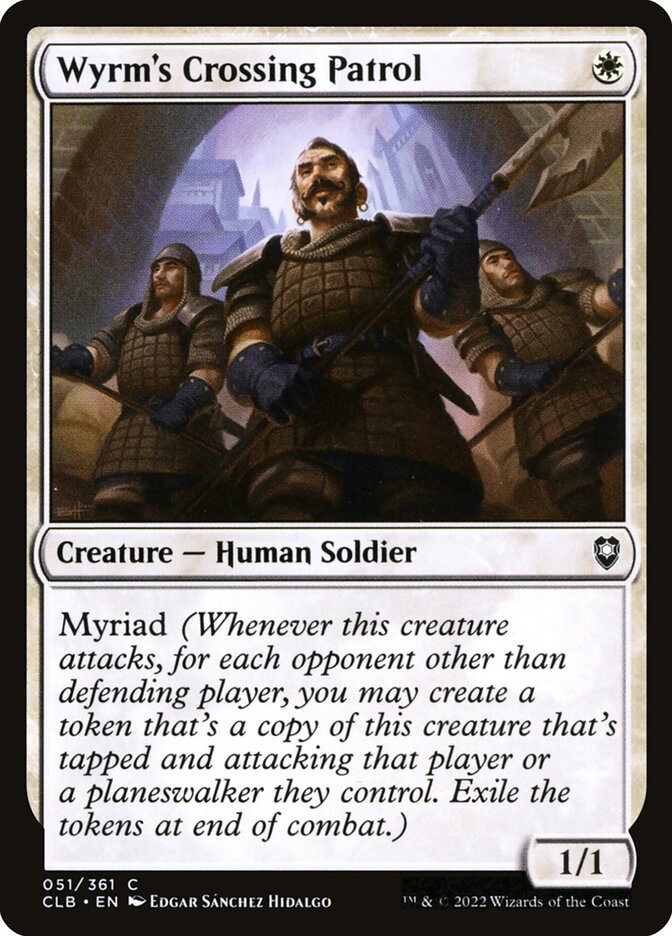 Wyrm's Crossing Patrol Foil