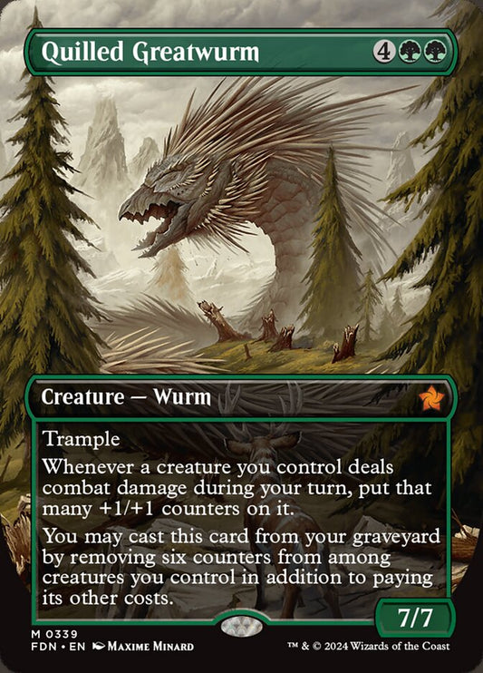 Quilled Greatwurm Borderless