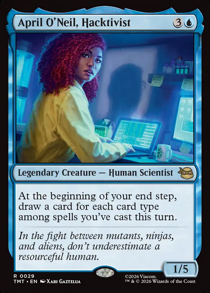 April O'Neil, Hacktivist Foil