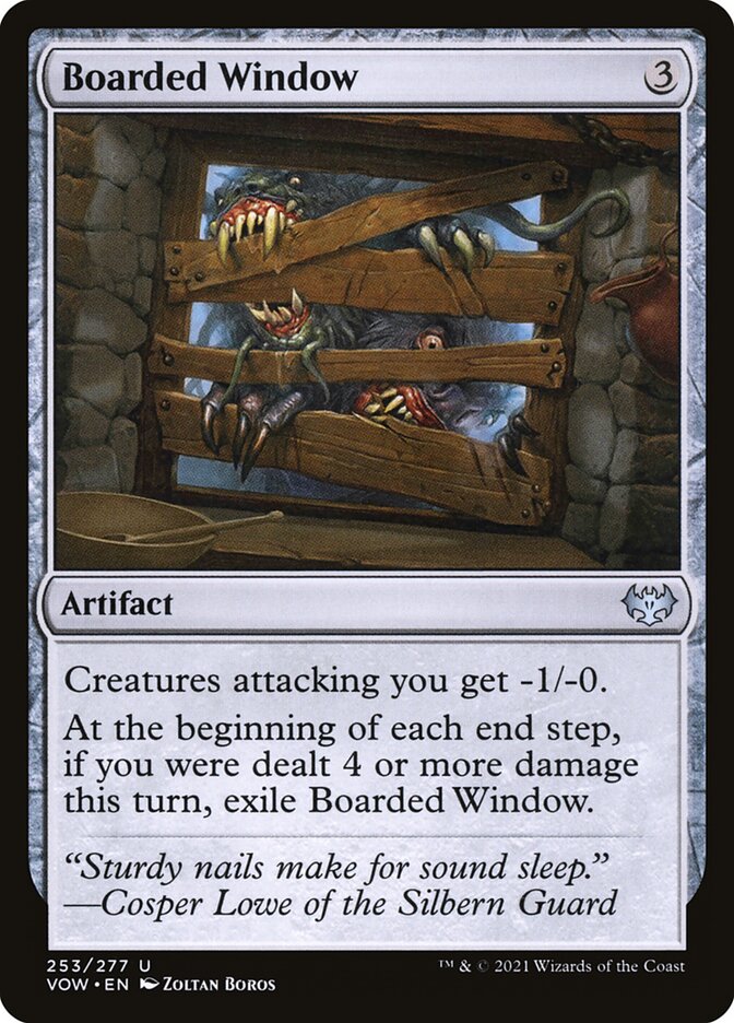 Boarded Window Foil