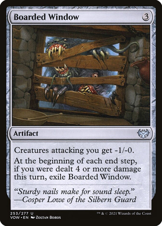 Boarded Window Foil