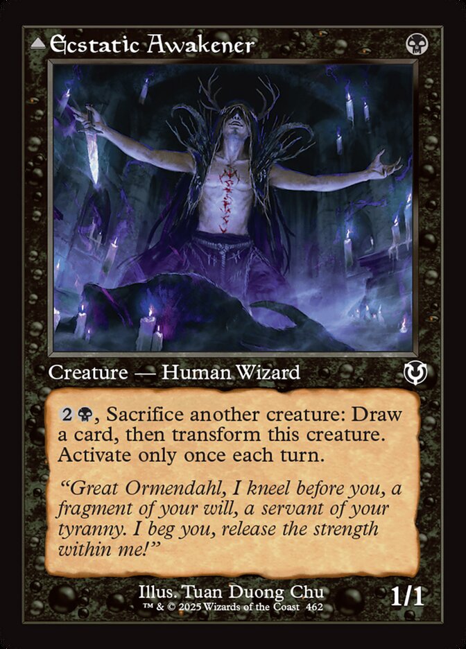 Ecstatic Awakener // Awoken Demon Retroframe Foil