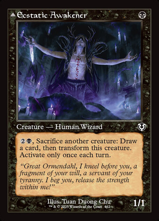 Ecstatic Awakener // Awoken Demon Retroframe Foil