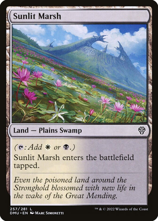 Sunlit Marsh Foil