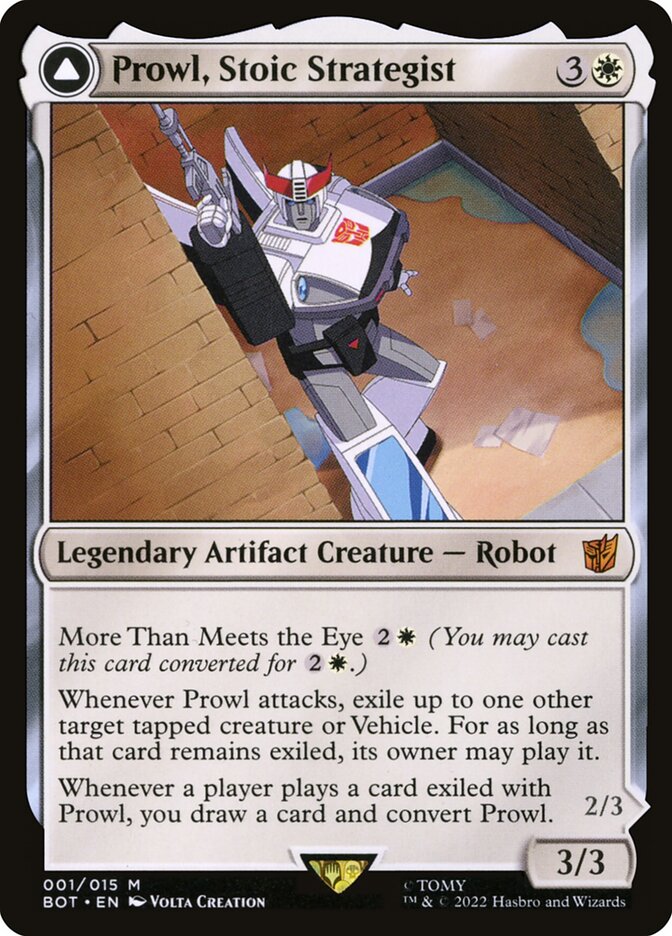 Prowl, Stoic Strategist // Prowl, Pursuit Vehicle Foil