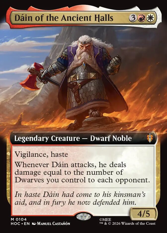 Dáin of the Ancient Halls Extended