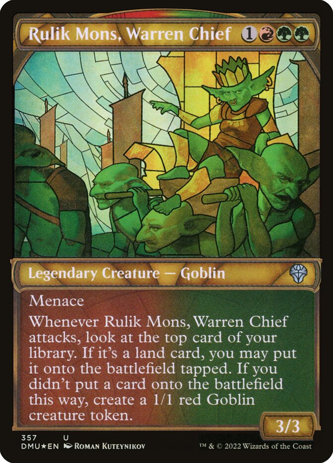 Rulik Mons, Warren Chief Textured Foil