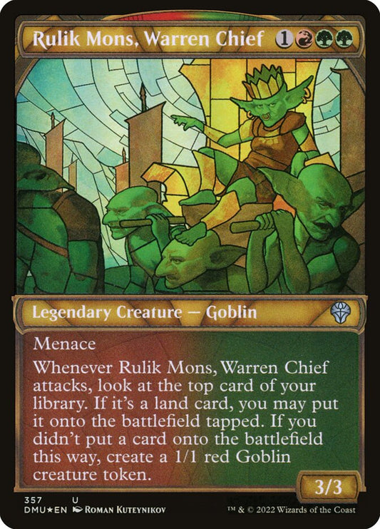 Rulik Mons, Warren Chief Textured Foil
