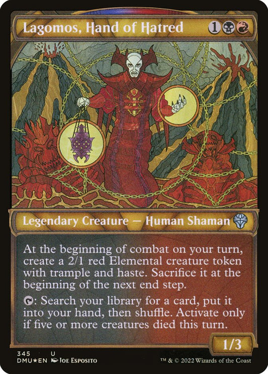 Lagomos, Hand of Hatred Textured Foil