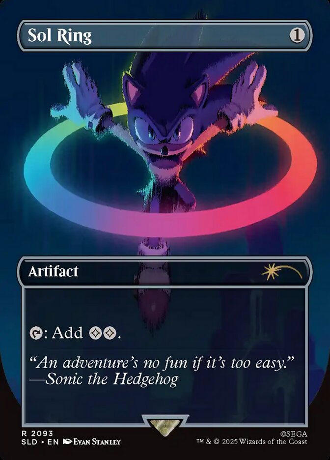 Sol Ring Borderless (Sonic the Hedgehog)
