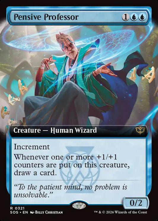Pensive Professor Extended Art
