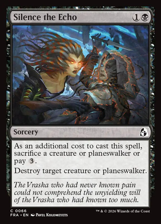 Silence the Echo Foil