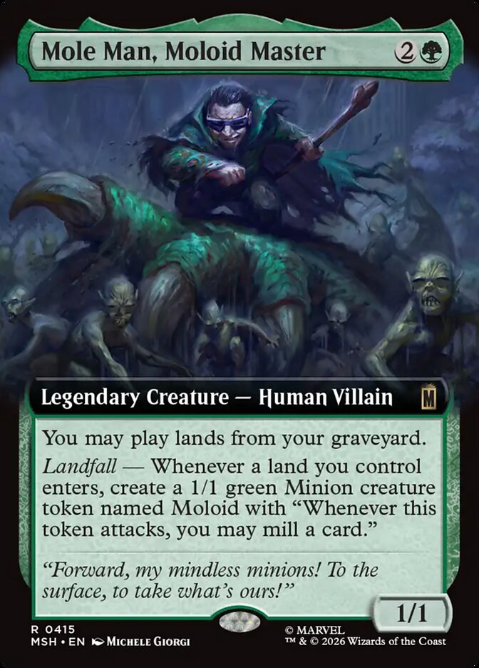 Mole Man, Moloid Master Extended Art