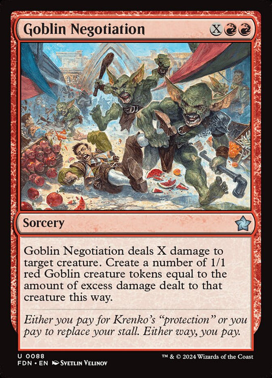 Goblin Negotiation Foil