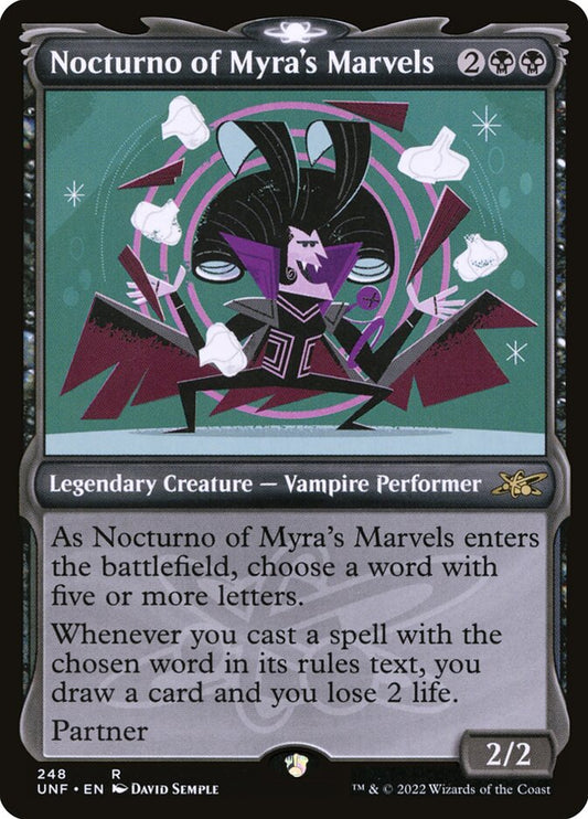 Nocturno of Myra's Marvels Showcase Foil