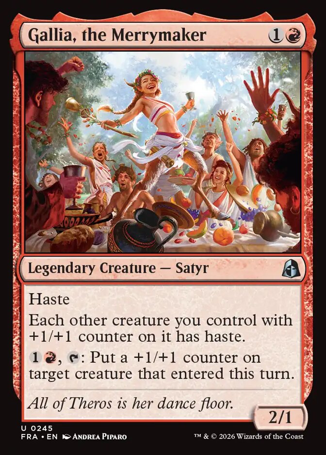 Gallia, the Merrymaker Foil