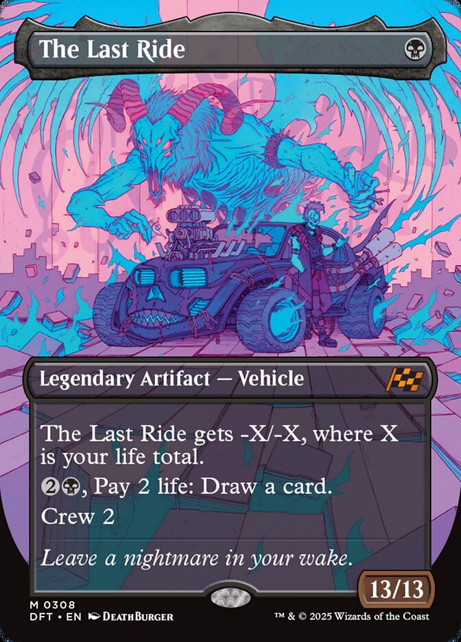 The Last Ride Borderless Foil