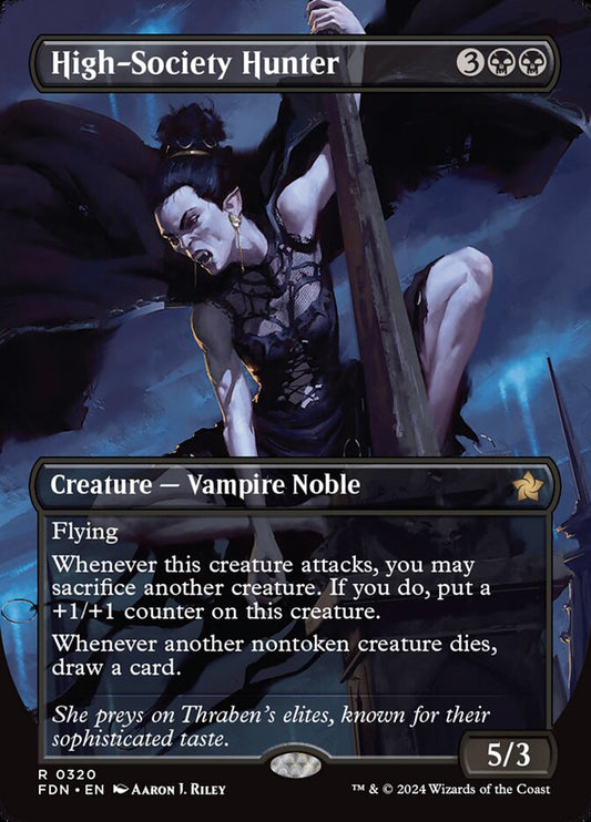 High-Society Hunter Borderless