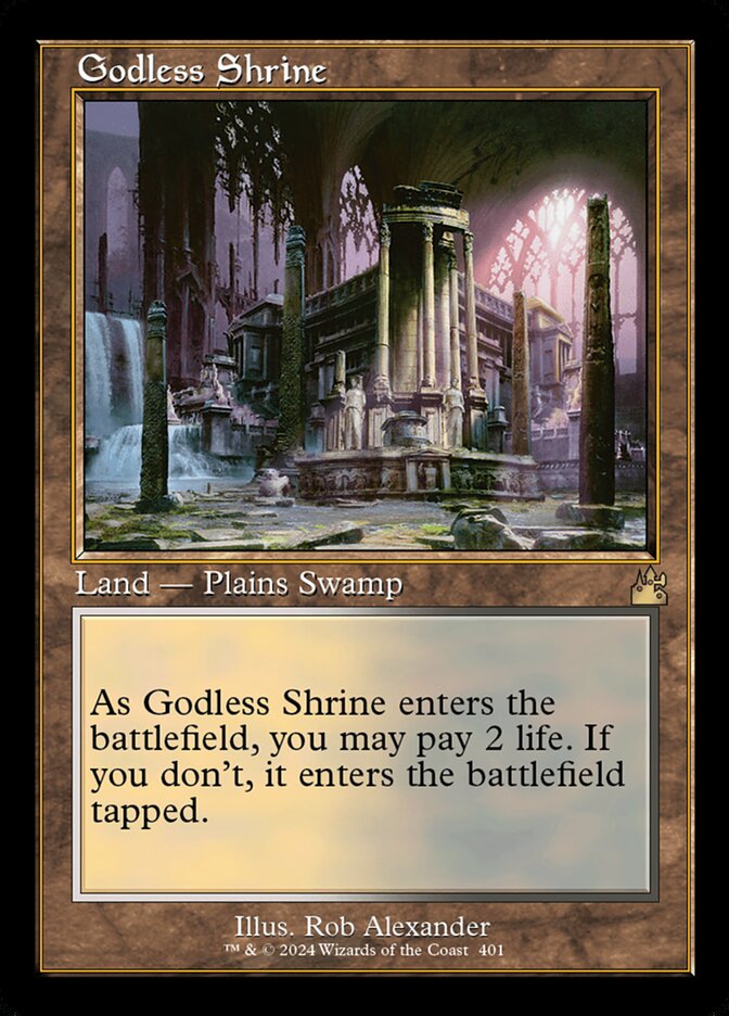 Godless Shrine Retro Frame Foil