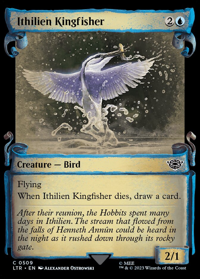 Ithilien Kingfisher Showcase Foil