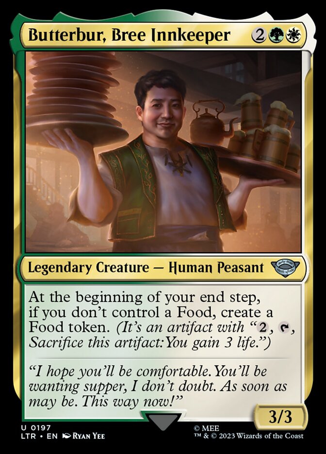 Butterbur, Bree Innkeeper Foil