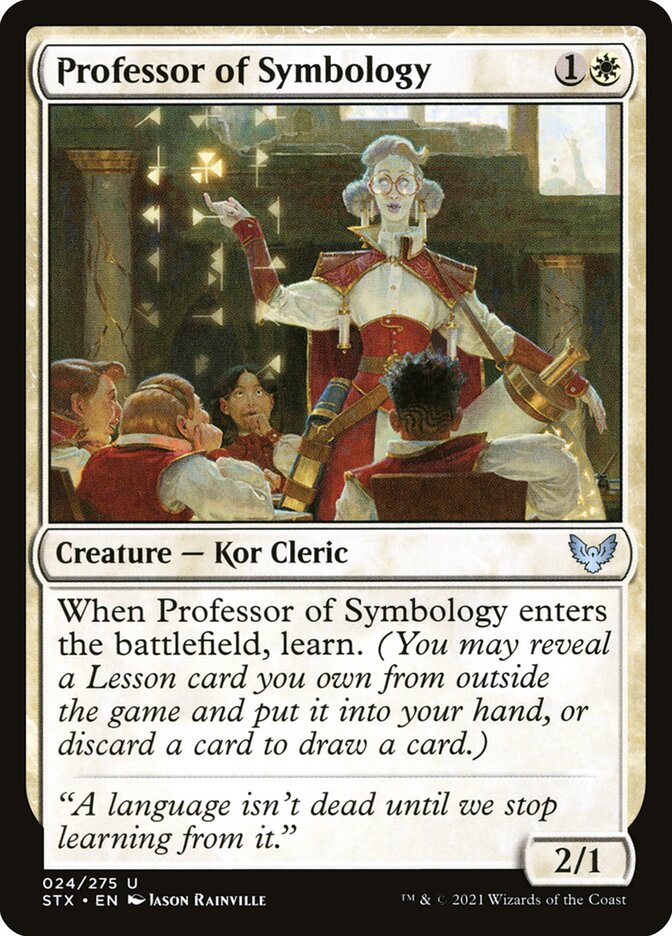 Professor of Symbology Foil