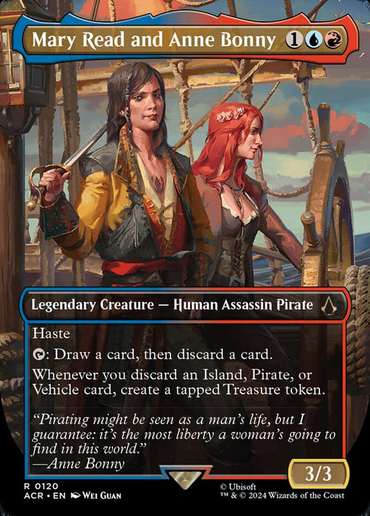 Mary Read and Anne Bonny Borderless Foil