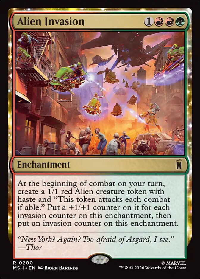 Alien Invasion Foil