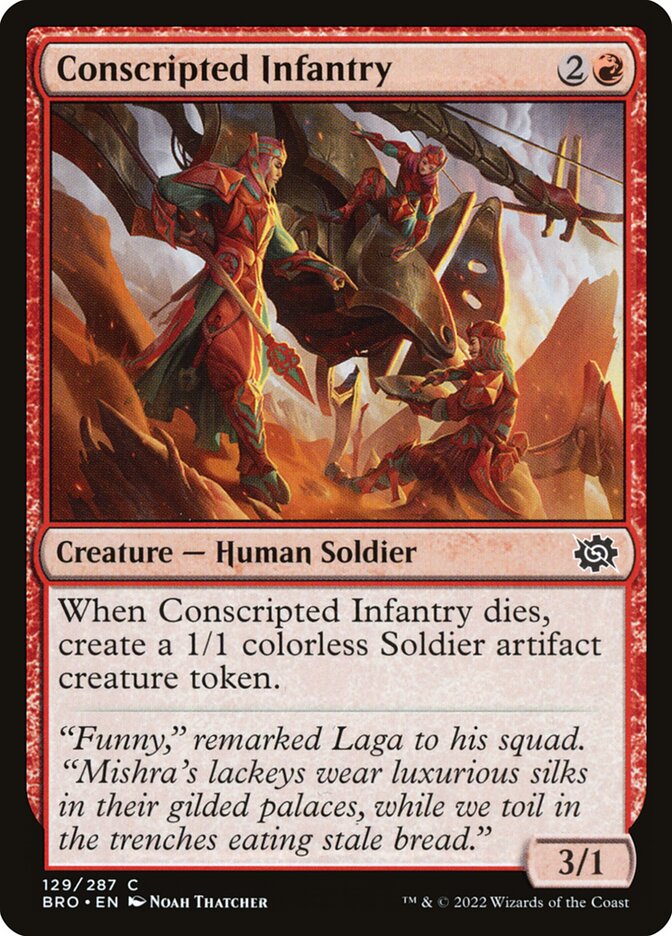 Conscripted Infantry Foil