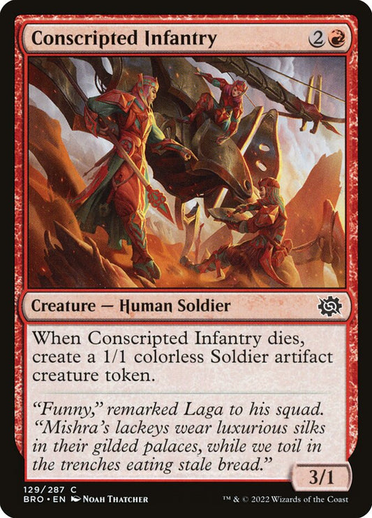 Conscripted Infantry Foil