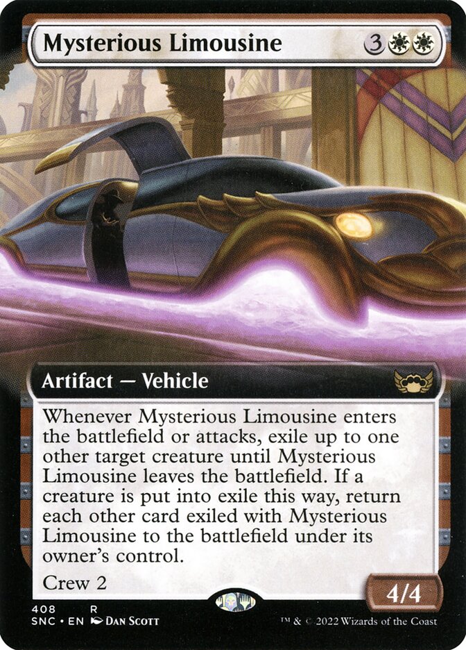 Mysterious Limousine Extended Art Foil