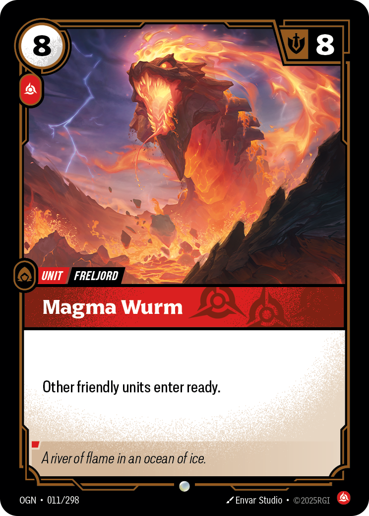 Magma Wurm Foil